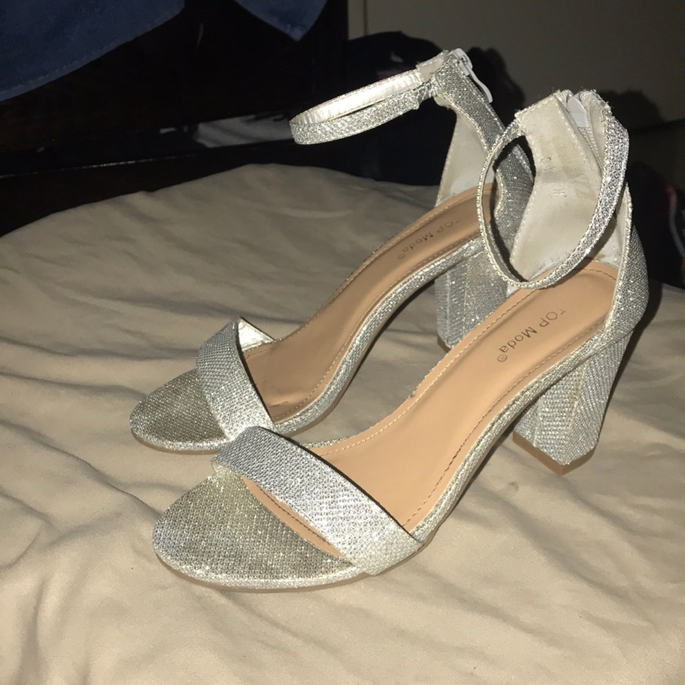 Sparkly high heels